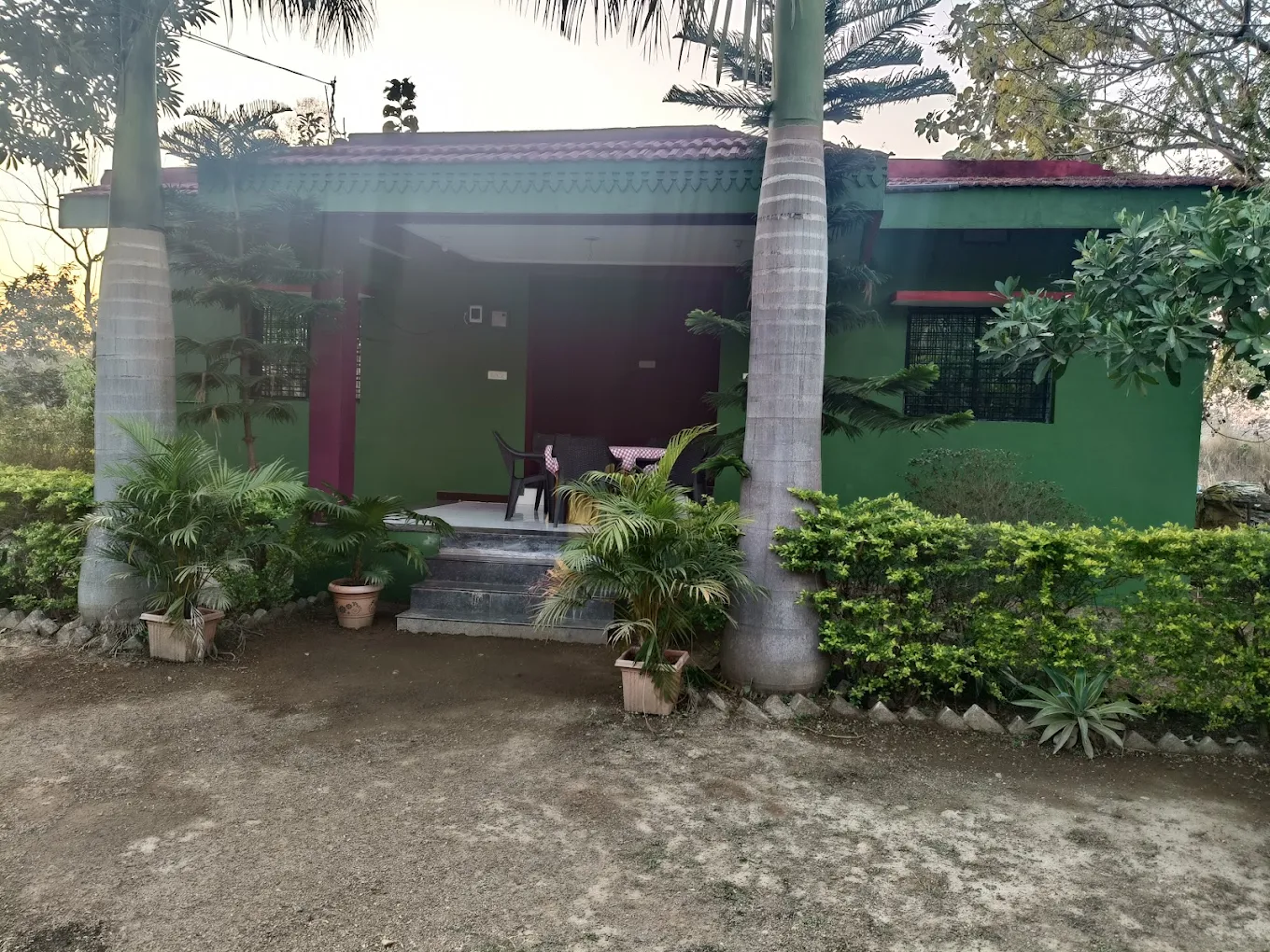 Villa front entrance